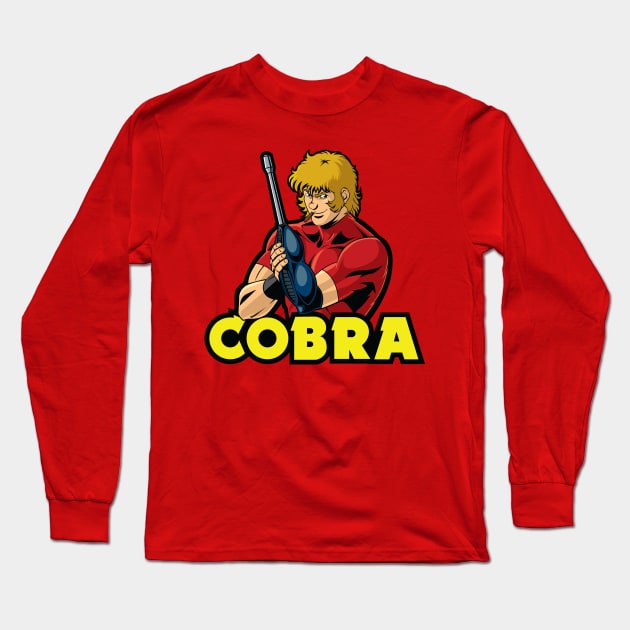 Space Cobra Long Sleeve T-Shirt by santanafirpo